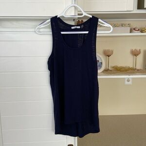 Navy Blue Tank Top